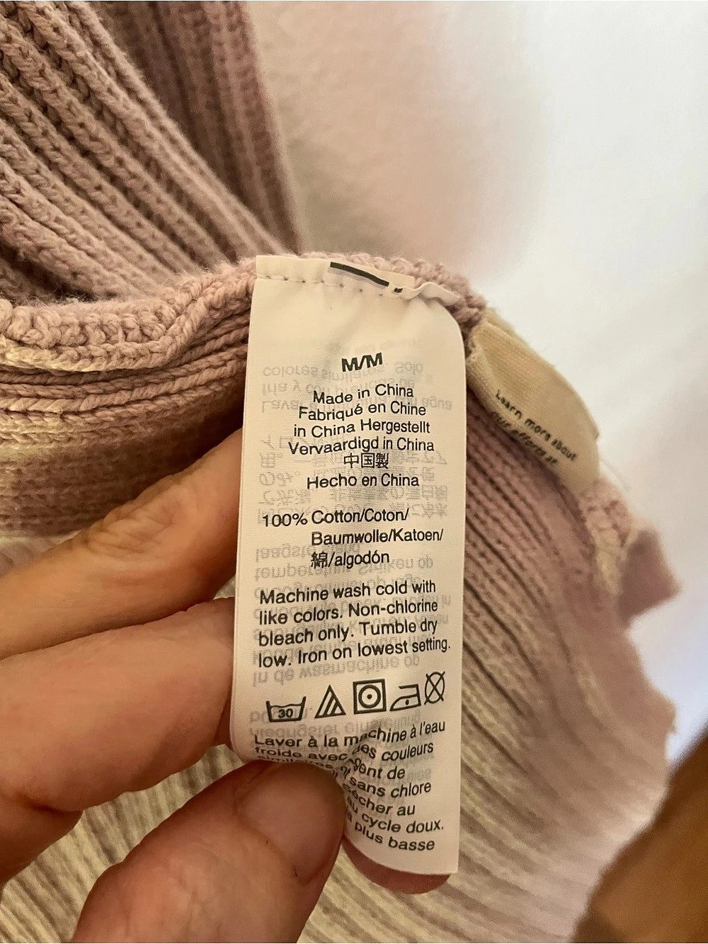Madewell Cotton Nolan Ribbed Open Front Cozy Cardigan Size Medium - Picture 4 of 4